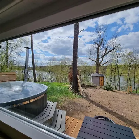 Domek Nad Jeziorem Z Jacuzzi Suleczyno Exterior photo