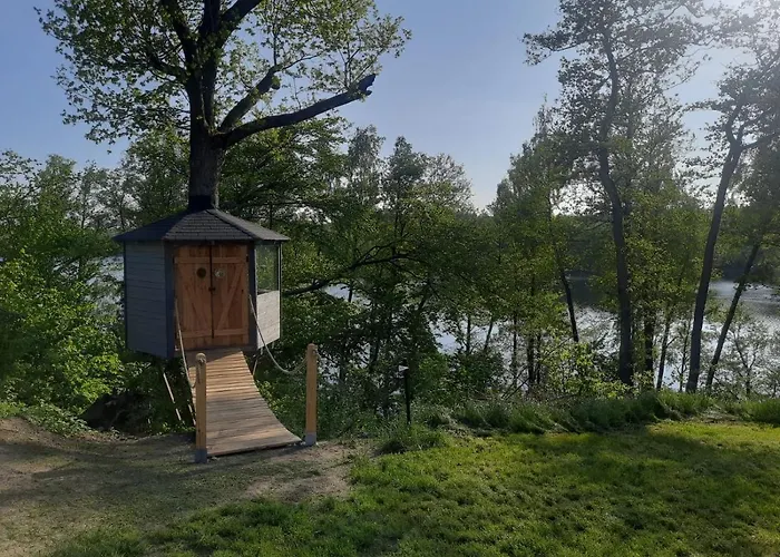 Domek Nad Jeziorem Z Jacuzzi