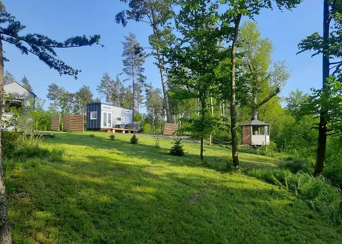 Domek Nad Jeziorem Z Jacuzzi
