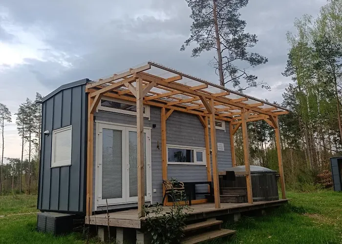 Domek Nad Jeziorem Z Jacuzzi